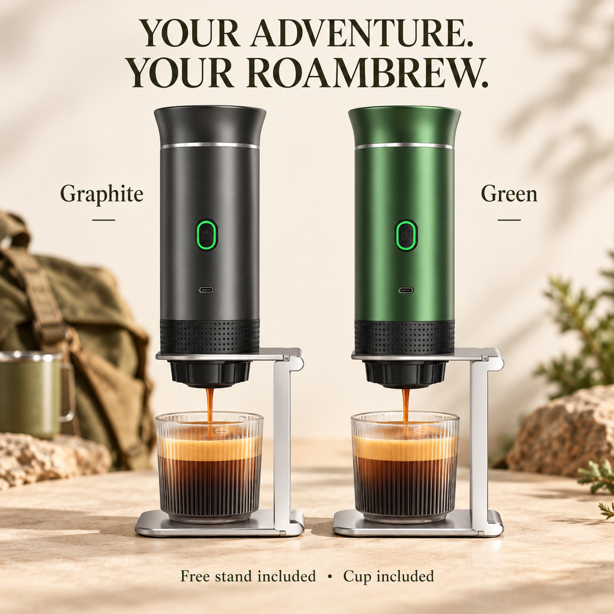 RoamBrew - Portable 3 In 1 Coffee Maker